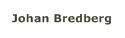 Johan Bredberg