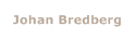 Johan Bredberg