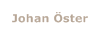 Johan Öster